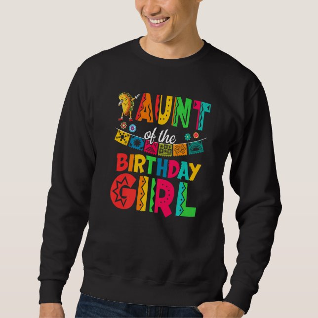 Sudadera Tía Del Tema De Cumpleaños Feliz Cumpleaños Taco C (Anverso)