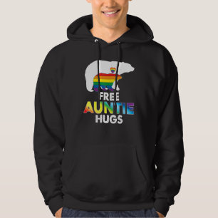 Sudadera Tía gratis abraza oso arco iris Lgbt Orgullo Gay L