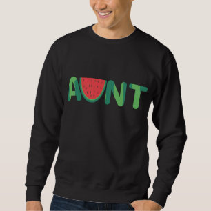 Sudadera Tía Watermelon tía Melon Cute Gráfico