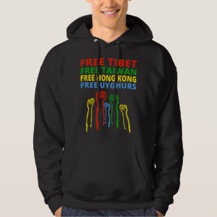 SUDADERA TIBET LIBRE TAIWÁN LIBRE HONG KONG LIBRE UYGHURS L