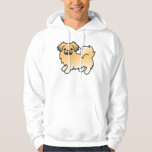 Sudadera Tibetan Spaniel Sable Cervatillo Perro De Dibujos