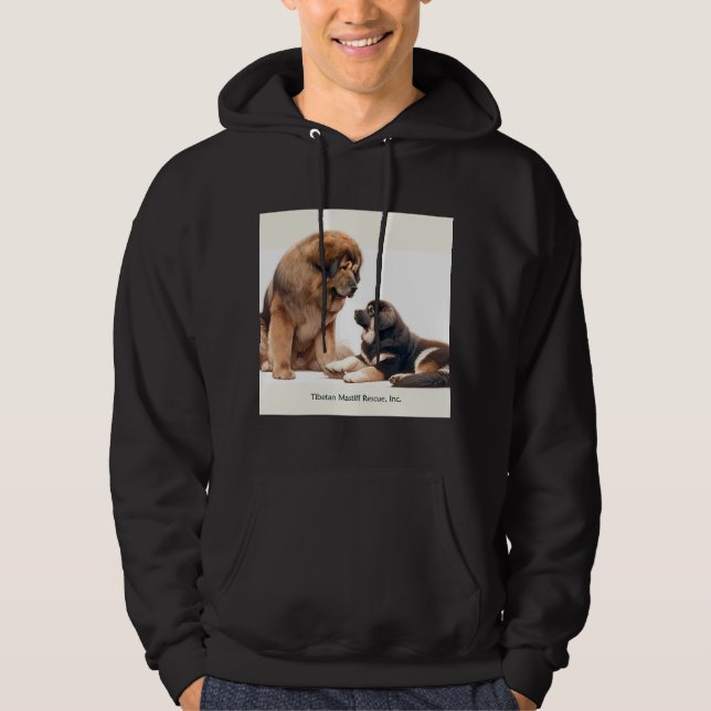 Sudadera TibetanMastiff Rescue Inc. Hoodie (Anverso)