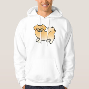Sudadera Tibetano de color cervato Spaniel Perro de dibujos