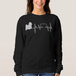 Sudadera Tibetano Terrier Dog Heartbeat