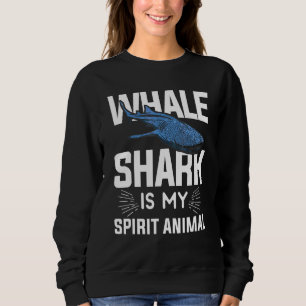 Sudadera Tiburón Ballena Es Mi Animal Espiritual Biología M
