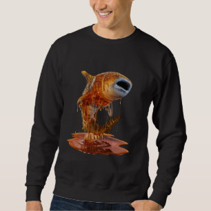 Sudadera Tiburón ballena Mujer Oro estético Miel Ballena S