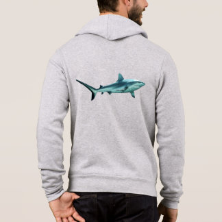 Sudadera Tiburón de arrecife - Diseño abstracto - Recortado