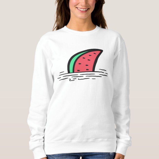 Sudadera Tiburón de sandía (Anverso)