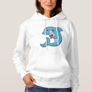 Sudadera Tiburón en Poker con tarjetas de póker