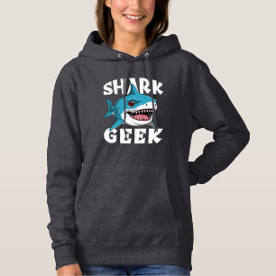 Sudadera Tiburón Geek - Diseño lindo para los amantes del t
