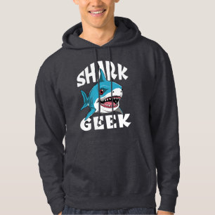 Sudadera Tiburón Geek - Diseño lindo para los amantes del t