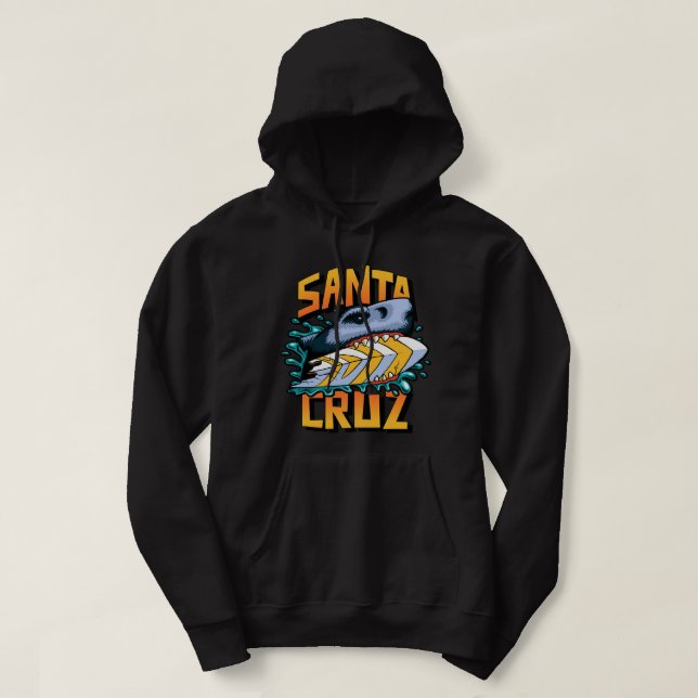 Sudadera Tiburón gráfico del Paraíso de Surf de Santa Cruz (Diseño del anverso)