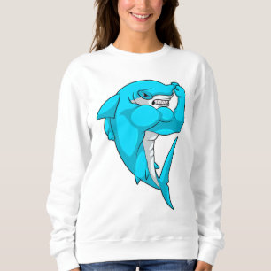 Sudadera Tiburón martillo como culturista en Bodybuilding