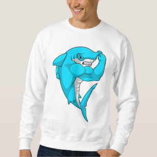 Sudadera Tiburón martillo como culturista en Bodybuilding