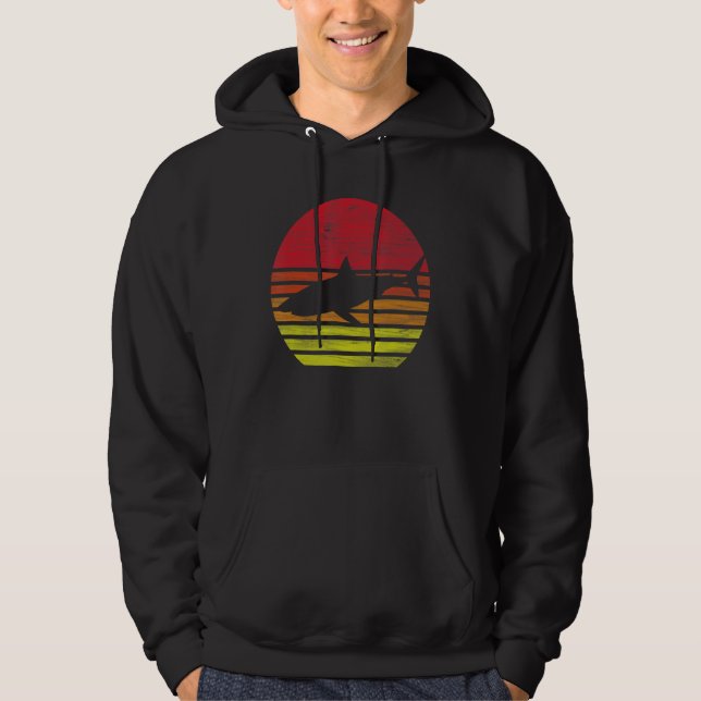 Sudadera Tiburón retro (Anverso)