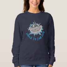 Tiburón sonriente al estilo personalizado - Sonríe