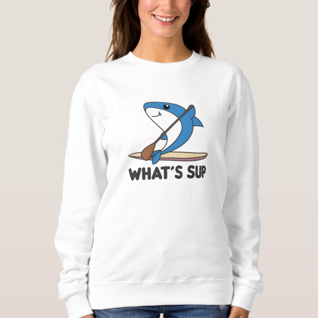 Sudadera Tiburones graciosos del equipo de Sup (Anverso)