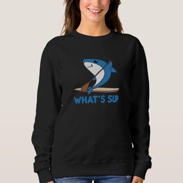 Sudadera Tiburones graciosos del equipo de Sup (Anverso)