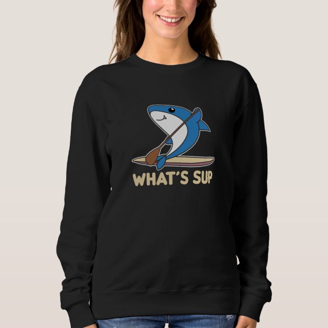 Sudadera Tiburones graciosos del equipo de Sup (Anverso)
