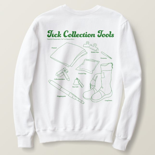 Sudadera Tick Collection Tools (Reverso del diseño)
