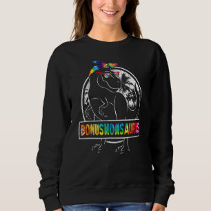 Sudadera Tie Dye Bonusmomsaurus Bonus Mamá Dinosaur Rex Mot