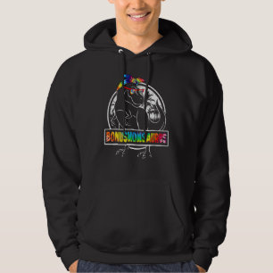 Sudadera Tie Dye Bonusmomsaurus Bonus Mamá Dinosaur Rex Mot