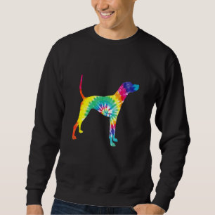 Sudadera Tie Dye Dog Hippie Plott Hound Retro Puppy