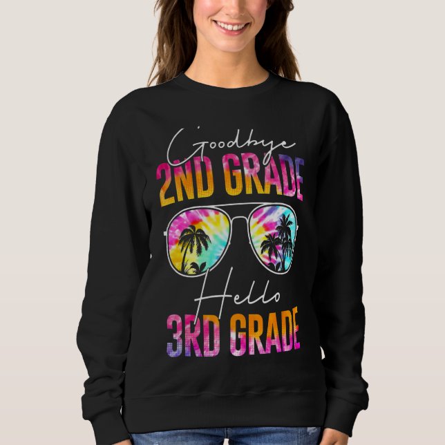 Sudadera Tie Dye Goodbye 2º Graduado Hola 3Gra (Anverso)