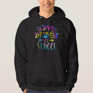 Sudadera Tie Dye Happy 120 Day Of School Teacher Student