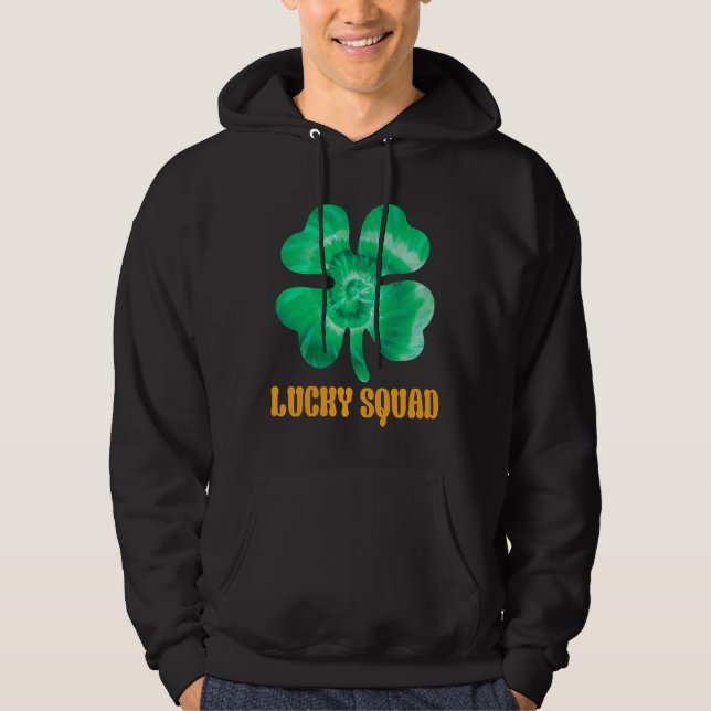 Sudadera Tie Dye Irish Shamrock Happy St Patrick's Day Go L (Anverso)