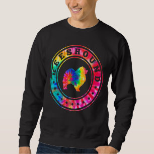 Sudadera Tie Dye Keeshound Dog Mom Dad Mascota