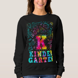Sudadera Tie Dye Kindergarten Typography Team Kindergarten
