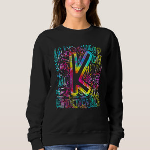 Sudadera Tie Dye Kindergarten Typography Team Kindergarten