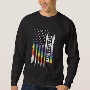 Sudadera Tie Dye Lover Estados Unidos Molesto Arcoiris con