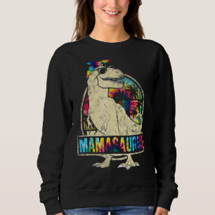 Sudadera Tie Dye Mamasaurus Dinosaur Rex Mama Mamá