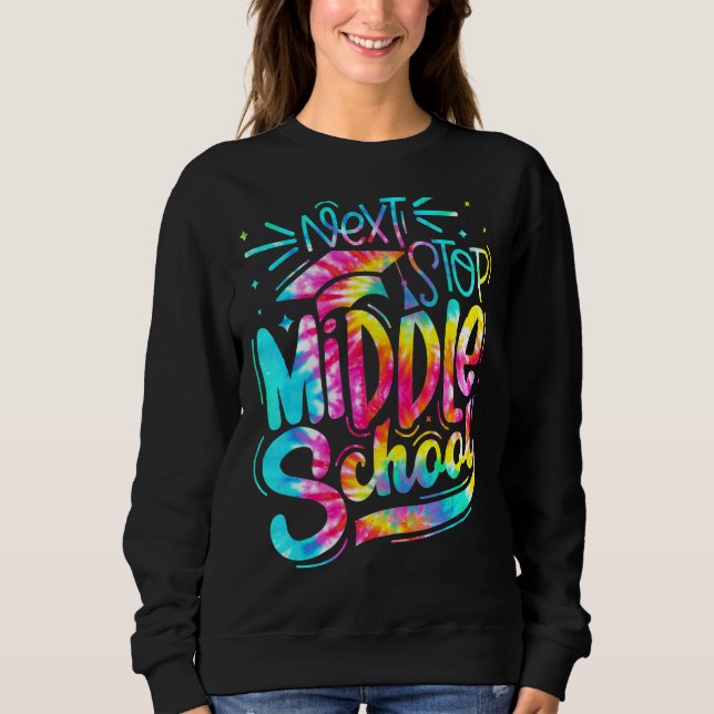 Sudadera Tie Dye Next Stop Middle School 5º Graduati (Anverso)