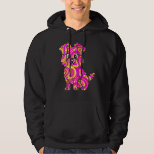 Sudadera Tie Dye Psicodélico Perro Perro propietario Perro