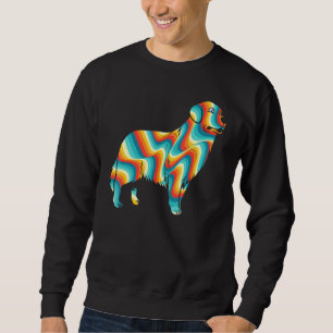 Sudadera Tie Dye Psychedeld Golden Retriever Puppy Dog