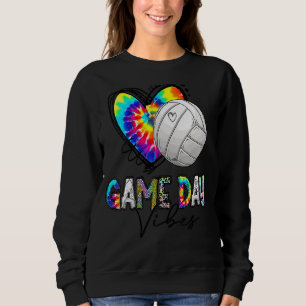 Sudadera Tie Dye Voleibol Game Day Vibes Volleyball Mom G