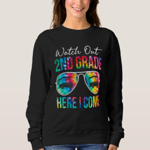 Sudadera Tie Dye Watch 2º Grado Aquí Llego Primer Día