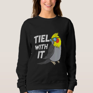 Sudadera Tiel Con El Loro De Aves Cockatiel