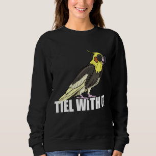 Sudadera Tiel Con El Pájaro Veterinario Cockatiel