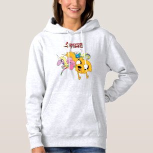 Sudadera Tiempo de aventura   Dama, Bubblegum, Finn y Jake