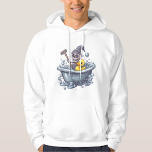 Sudadera Tiempo de Baño Huesos � Cráneo Divertido y Lindo e