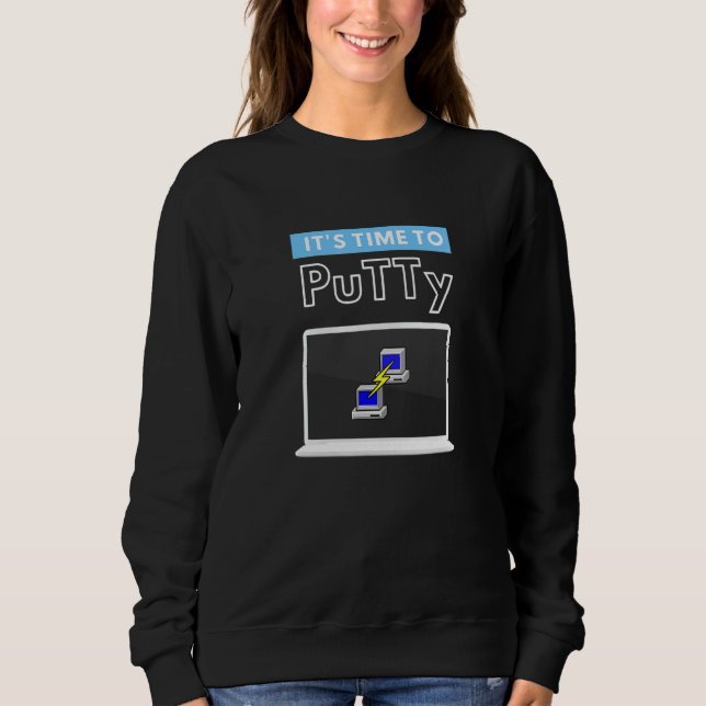 Sudadera Tiempo De Ingeniería De Redes De Ssh Telnet (Anverso)