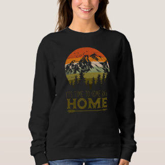 Sudadera Tiempo Vintage Para Volver A Casa Caminar Montañas