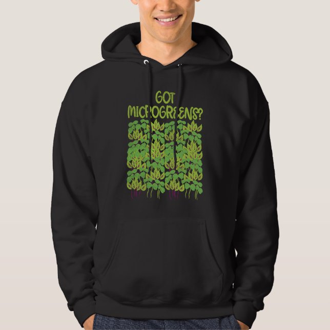 Sudadera Tiene Microgreens Hierbas para un Jardinero (Anverso)