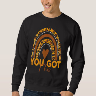 Sudadera Tienes Este Leopardo Arcoiris Para El Estudiante D