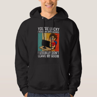 Sudadera Tienes Suerte De Que Hice Una Aparición Jugador D