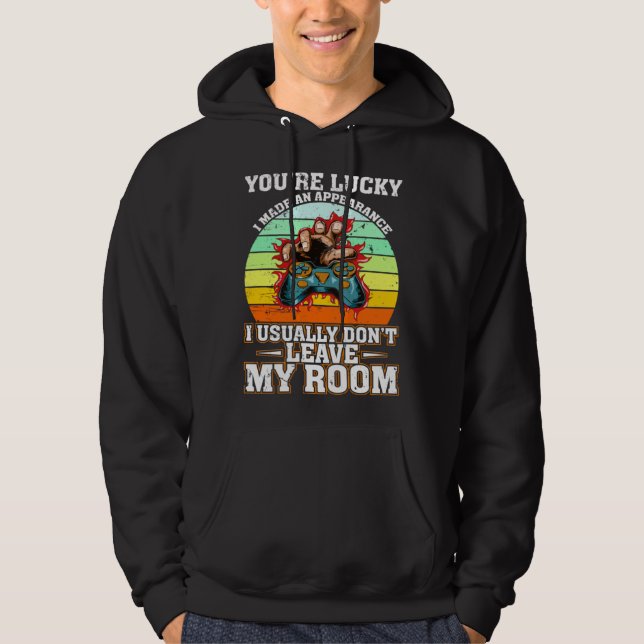 Sudadera Tienes Suerte De Que Hice Una Aparición Yo Normalm (Anverso)